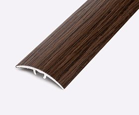 Порог (стык) Русский профиль  разноуровневый ламинированный с дюб, 30*900 мм, Орех